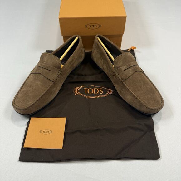 Tod’s GOMMINO SUEDE PENNY DRIVING Loafer Size 7.5UK/9US New In Box MSRP $800 main image 8